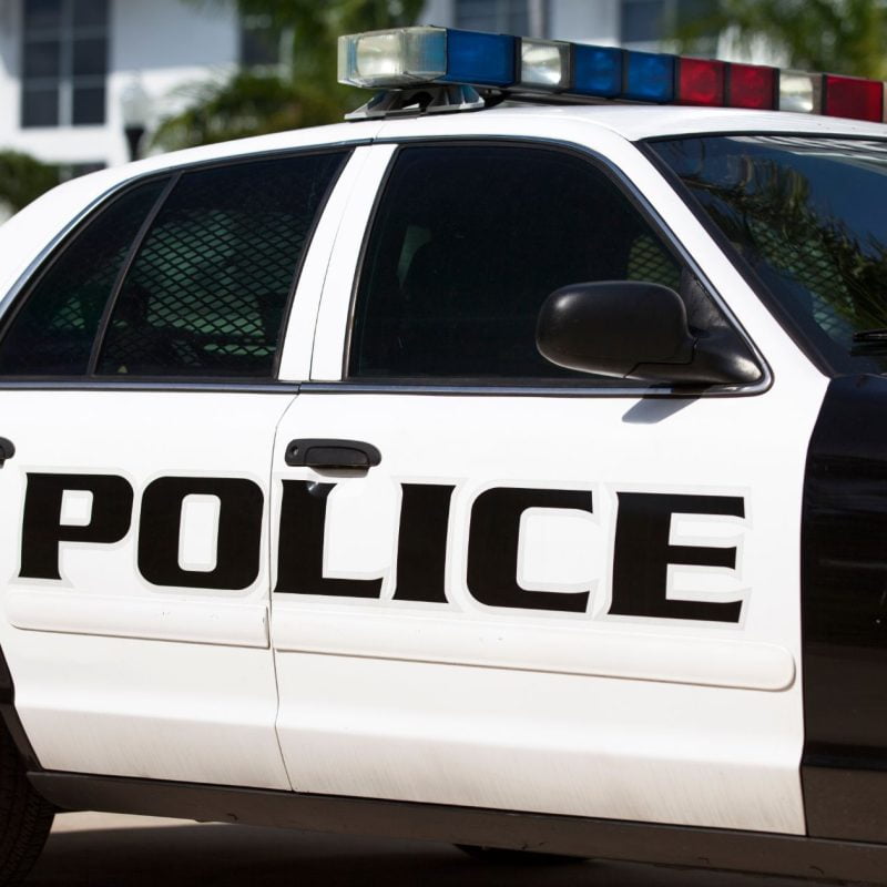 A picture of a police car