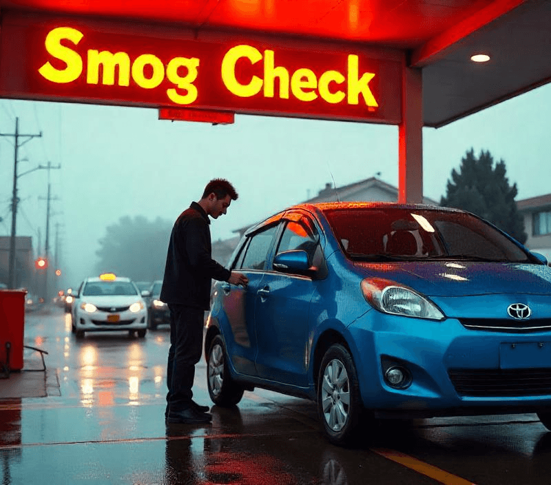 A smog check station
